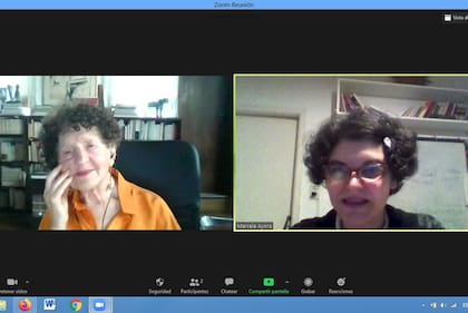 La conversación con LA NACION, por Zoom: "Por un lado es una maravilla y por otro lo odio", dice Glantz desde México sobre la nueva forma de comunicación