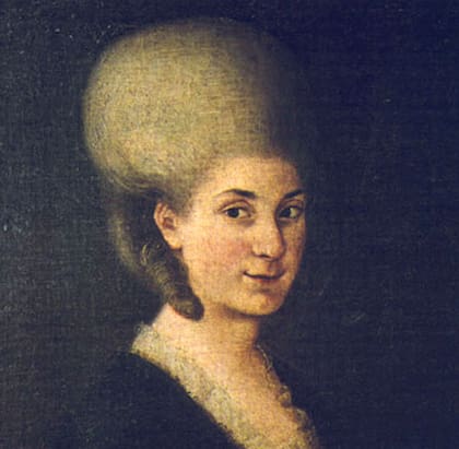 María Anna Mozart (c. 1785)