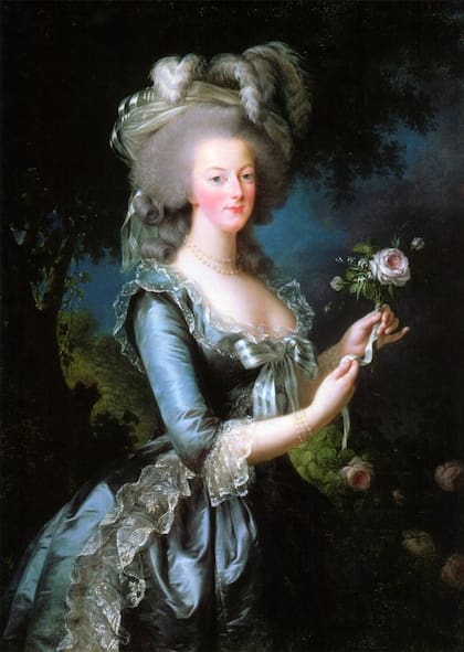 Maria Antonieta retratada por Élisabeth Louise Vigée Le Brun en 1783