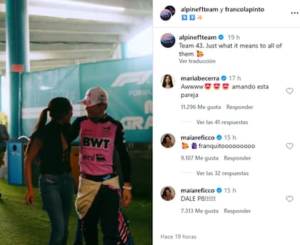 María Becerra celebró la confirmación de esta joven pareja