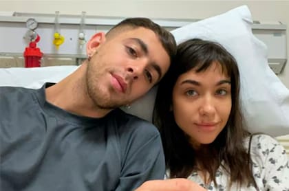 María Becerra y su novio, tras la intervención a la que la cantante tuvo que ser sometida en 2024