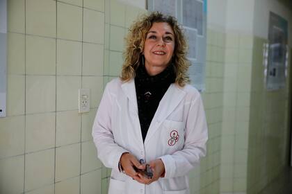 María Belén Bouzas, jefa de la división de Análisis Clínicos