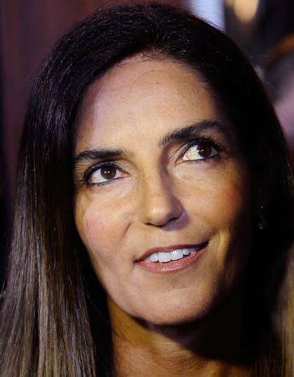 Maria Belen Chapur, ayer, en primera fila