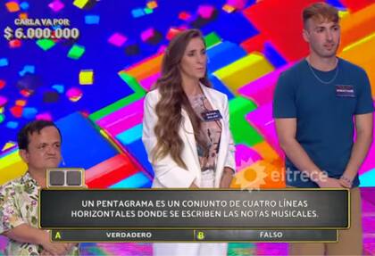 María Belén es fanática del actor Adam Sandler e incluso lo tiene tatuado en la piel (Foto: Captura eltrece)