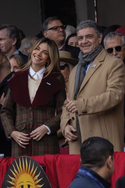 María Belén Ludueña
y Jorge Macri.