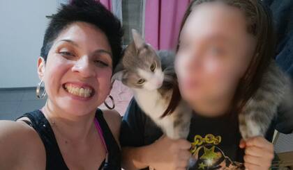 María Belén y Martina disfrutan el hecho de ser familia.