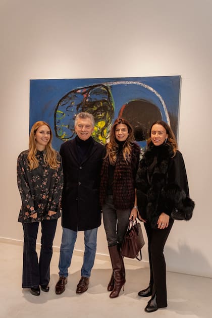 María Calcaterra, Mauricio Macri, Juliana Awada y Melania Sielecki