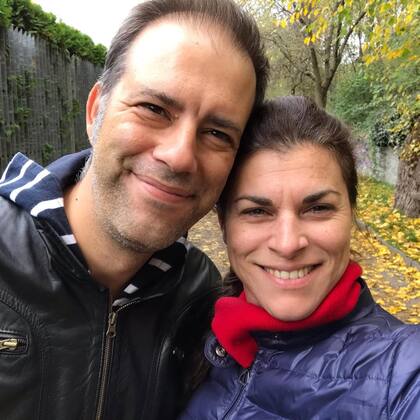 María Celia Miralles y su marido Marco Gasparini
