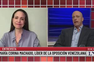 María Corina Machado en el programa de Carlos Pagni en LN+