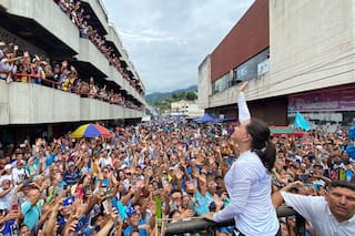 Con multitudes en las calles, María Corina Machado desafía a Nicolás Maduro y el régimen prepara represalias