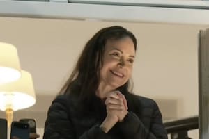 María Corina Machado salió de la clandestinidad y se mostró en público por primera vez en Oslo