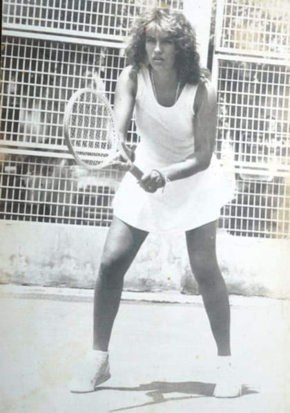 María Cristina Sotelo, uno de los grandes talentos del tenis femenino argentino en la década del 80