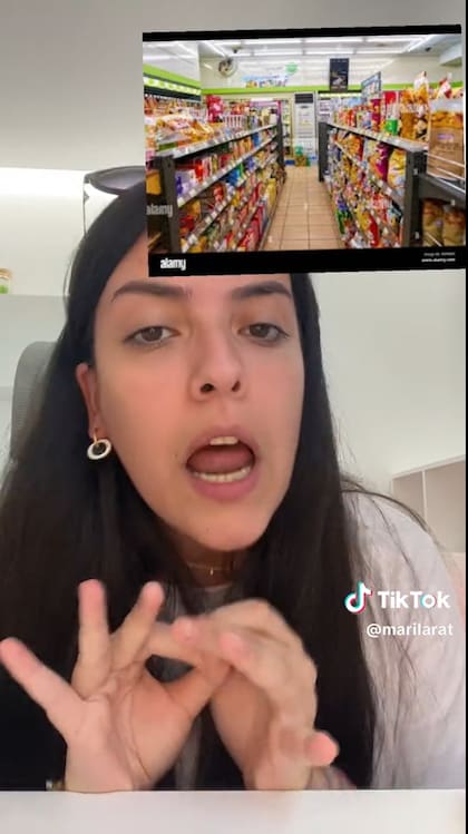 María destacó que los supermercados de Corea no cuentan con vigilancia