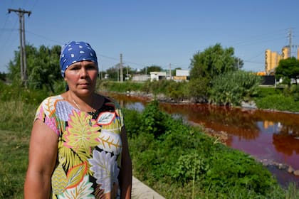 María Ducomls, vecina de Villa Inflamable, Sarandí, Avellaneda