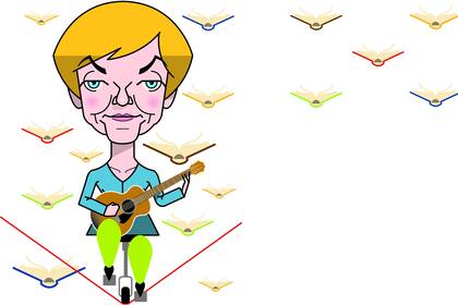 María Elena Wlash por Costhanzo, del libro de Felipe Pigna