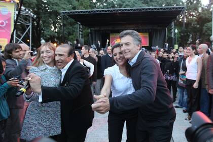 Macri y Vidal participan del primer día del campeonato de tango, el 14 de mayo de 2011