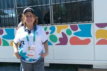María Eugenia se unió al voluntariado de los Juegos Olímpicos de la Juventud 2018