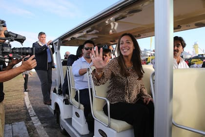 María Eugenia Vidal durante la inauguración de Expoagro, 12 de marzo de 2019