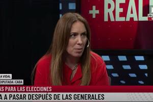 María Eugenia Vidal: “Es la peor crisis desde el 2001"