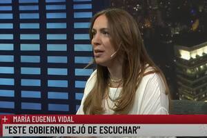 María Eugenia Vidal dijo que es mentira que no se sabe quién manda en el Gobierno