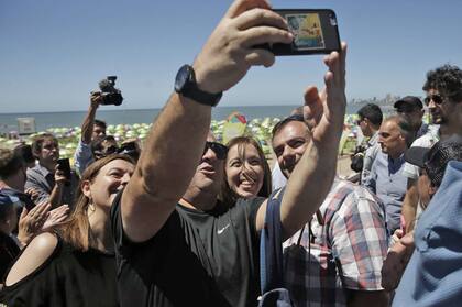 María Eugenia Vidal inauguró las playas públicas en Mar del Plata
