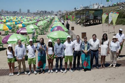 María Eugenia Vidal inauguró las playas públicas en Mar del Plata