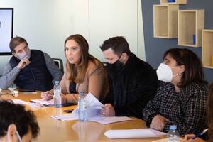 María Eugenia Vidal, Martín Tetaz y Paula Oliveto, referentes de Juntos por el Cambio