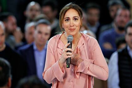 María Eugenia Vidal no pudo ocultar su emoción