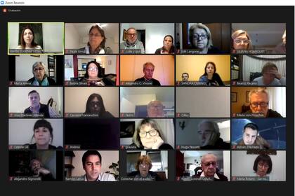 María Eugenia Vidal participó el miércoles en un Zoom con vecinos de San Isidro