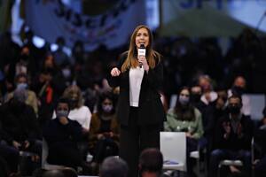 María Eugenia Vidal sostuvo que la derogación de la ley de alquileres es una de las banderas de su lista