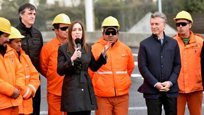 María Eugenia Vidal y su discurso durante la inauguración