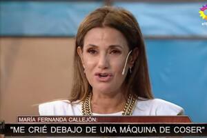 María Fernanda Callejón lloró en su debut de Corte y Confección- Famosos al recordar a su madre, que era modista