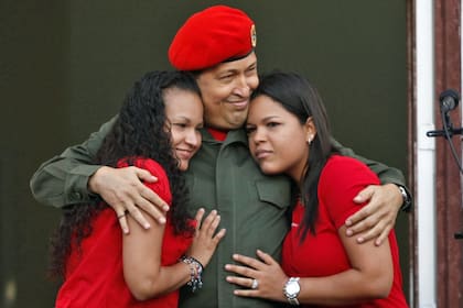 María Gabriela y Rosa Virginia, las dos hijas de Hugo Chávez