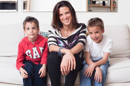 María Gándara es arquitecta tiene 36 años. Mamá de Tomás y Manuel, de 6 años