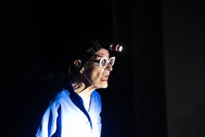 María Inés Aldaburu interpreta el fantasma de Inés de Dorrego