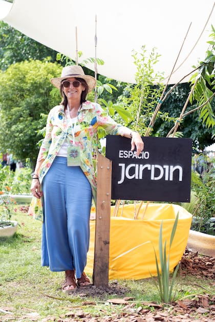 María Inés Vilela, diseñadora del espacio Jardín.