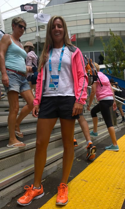 María Irigoyen, la tenista argentina que disputa dobles en el Abierto de Australia