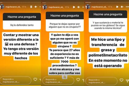 María José Favarón defendió a su esposo (Foto Instagram @majofavaron_ok_)