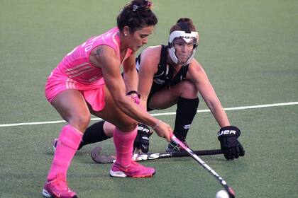 María José Granatto anotó el único tanto de las Leonas