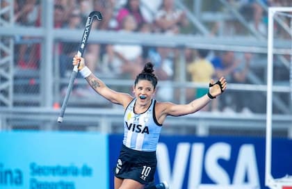 María José Granatto, siempre carta de gol y buen juego en las Leonas, estará en estos partidos