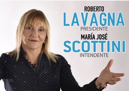 María José Scottini, cuando era candidata a intendenta de La Plata