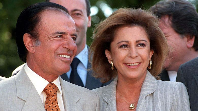 Carlos Menem y María Julia Alsogaray
Archivo