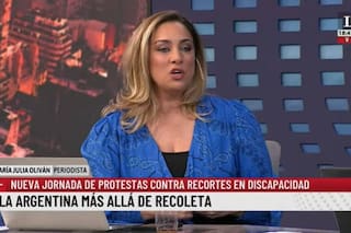 Ante la posibilidad de recortes, María Julia Oliván habló de los problemas que tiene el colectivo de personas en el área de discapacidad