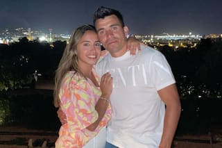 La despedida de la esposa de Marcos Acuña antes de su partida a la Argentina