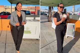 María Karina empezó sola con una hielera en Los Ángeles y ya tiene empleados