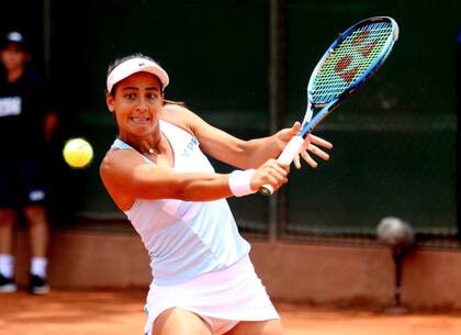 María Lourdes Carlé afronta su primer partido en el cuadro principal de un Masters 1000