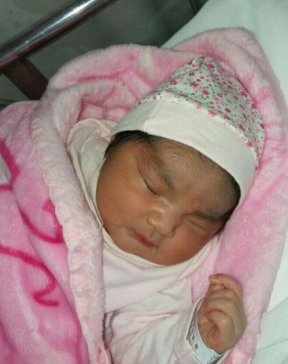 María Luz nació ayer por la madrugada