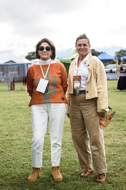 María Mercedes Luque y Bettina de Anchorena