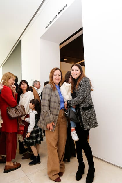 María Noel Crucci y Sol Esteves, hija del homenajeado