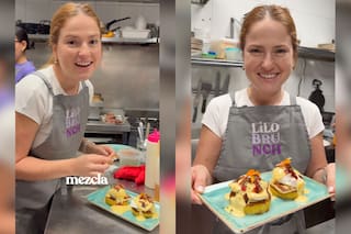 Es venezolana y reformuló la receta de Eggs Benedict con ingredientes típicos: así es la “Cachapa Benedicta”